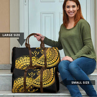 Kosrae Liberation Day Travel Bag Polynesian Floral Tattoo - Polynesian Pride