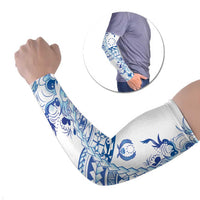 Pohnpei Liberation Day Arm Sleeves Polynesian Floral Tattoo - Polynesian Pride