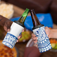 Pohnpei Liberation Day 4 in 1 Can Cooler Tumbler Polynesian Floral Tattoo LT05 - Polynesian Pride