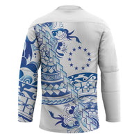 Pohnpei Liberation Day Hockey Jersey Polynesian Floral Tattoo LT05 - Polynesian Pride