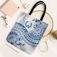 Pohnpei Liberation Day Tote Bag Polynesian Floral Tattoo - Polynesian Pride