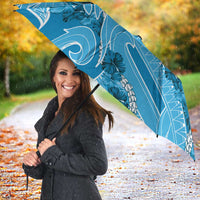 Hawaii Blue Hibiscus Pikake Lei Umbrella - Polynesian Pride