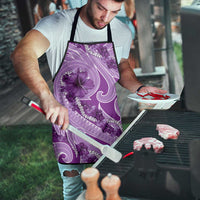 Hawaii Violet Hibiscus Pikake Lei Apron - Polynesian Pride