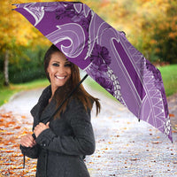 Hawaii Violet Hibiscus Pikake Lei Umbrella - Polynesian Pride