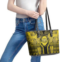 Niue The Rock Leather Tote Bag The Island Of The Uga - Polynesian Pride