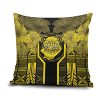 Niue The Rock Pillow Cover The Island Of The Uga LT05 Black - Polynesian Pride