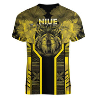 Niue The Rock Women V-Neck T-Shirt The Island Of The Uga - Polynesian Pride