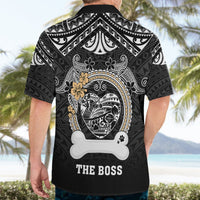 Personalized Shiba Inu Dog Hawaiian Shirt With Polynesian Heart Name Tags LT05 - Polynesian Pride