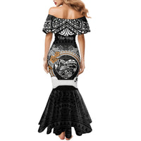 Personalized Pitbull Dog Mermaid Dress With Polynesian Heart Name Tags LT05 - Polynesian Pride