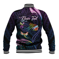 Personalised Polynesia Memorial Baseball Jacket Always Remembered Dragonfly Polynesian Style LT05 - Polynesian Pride