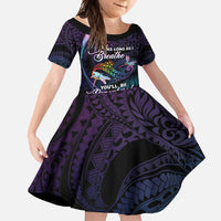 Personalised Polynesia Memorial Family Matching Tank Maxi Dress and Hawaiian Shirt Always Remembered Dragonfly Polynesian Style