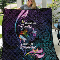 Polynesia Memorial Quilt Always Remembered Dragonfly Polynesian Style LT05 Colorful - Polynesian Pride