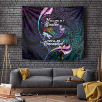 Polynesia Memorial Tapestry Always Remembered Dragonfly Polynesian Style LT05 Colorful - Polynesian Pride