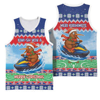 New Zealand Christmas Basketball Jersey Funny Jet Ride Kiwi Xmas - Polynesian Pride