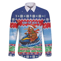 New Zealand Christmas Family Matching Puletasi and Hawaiian Shirt Funny Jet Ride Kiwi Xmas - Polynesian Pride