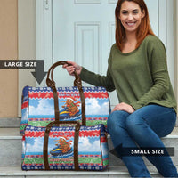 New Zealand Christmas Travel Bag Funny Jet Ride Kiwi Xmas - Polynesian Pride