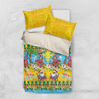 Hawaii Christmas Bedding Set Mele Kalikimaka Tropical Vibes - Polynesian Pride