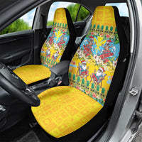Hawaii Christmas Car Seat Cover Mele Kalikimaka Tropical Vibes - Polynesian Pride