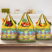 Hawaii Christmas Grocery Bag Mele Kalikimaka Tropical Vibes - Polynesian Pride