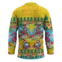Hawaii Christmas Hockey Jersey Mele Kalikimaka Tropical Vibes LT05 - Polynesian Pride