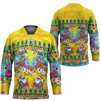 Hawaii Christmas Hockey Jersey Mele Kalikimaka Tropical Vibes LT05 - Polynesian Pride