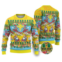 Hawaii Christmas Ugly Christmas Sweater Mele Kalikimaka Tropical Vibes - Polynesian Pride