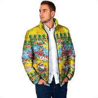 Hawaii Christmas Padded Jacket Mele Kalikimaka Tropical Vibes - Polynesian Pride