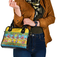 Hawaii Christmas Shoulder Handbag Mele Kalikimaka Tropical Vibes - Polynesian Pride