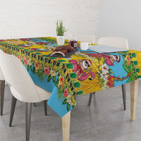 Hawaii Christmas Tablecloth Mele Kalikimaka Tropical Vibes - Polynesian Pride