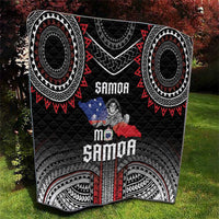 Samoa Black Saturday Quilt Samoan Warrior Tribal Pattern LT05 - Polynesian Pride