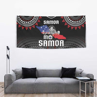 Samoa Black Saturday Tapestry Samoan Warrior Tribal Pattern LT05 - Polynesian Pride