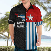Personalised West Papua Hawaiian Shirt Polynesian Pattern With Coat Of Arms LT05 - Polynesian Pride