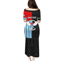 Personalised West Papua Puletasi Polynesian Pattern With Coat Of Arms LT05 - Polynesian Pride