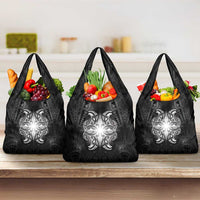 New Zealand Matariki Grocery Bag Maori Moko Black Galaxy