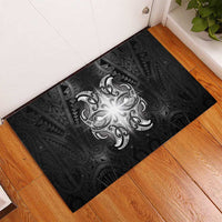 New Zealand Matariki Rubber Doormat Maori Moko Black Galaxy LT05 - Polynesian Pride