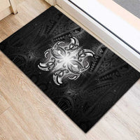 New Zealand Matariki Rubber Doormat Maori Moko Black Galaxy LT05 - Polynesian Pride