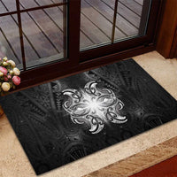 New Zealand Matariki Rubber Doormat Maori Moko Black Galaxy LT05 - Polynesian Pride