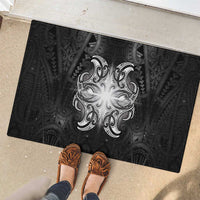 New Zealand Matariki Rubber Doormat Maori Moko Black Galaxy LT05 - Polynesian Pride