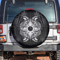New Zealand Matariki Spare Tire Cover Maori Moko Black Galaxy