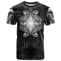 New Zealand Matariki T Shirt Maori Moko Black Galaxy