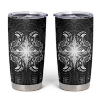 New Zealand Matariki Tumbler Cup Maori Moko Black Galaxy