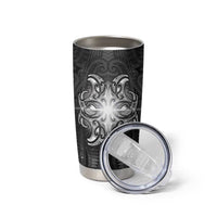 New Zealand Matariki Tumbler Cup Maori Moko Black Galaxy