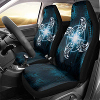 New Zealand Matariki Waita Car Seat Cover Maori Moko Dark Blue Galaxy