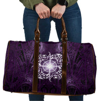 New Zealand Matariki Waipunarangi Travel Bag Maori Moko Purple Galaxy