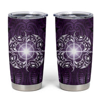 New Zealand Matariki Waipunarangi Tumbler Cup Maori Moko Purple Galaxy