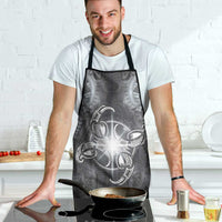 New Zealand Matariki Ururangi Apron Maori Moko Grey Galaxy LT05 - Polynesian Pride