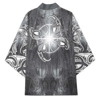 New Zealand Matariki Ururangi Kimono Maori Moko Grey Galaxy