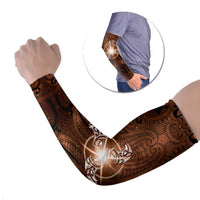 New Zealand Matariki Tupuanuku Arm Sleeves Maori Moko Brown Galaxy