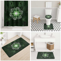 New Zealand Matariki Tupuarangi Bathroom Set Maori Moko Green Galaxy LT05 - Polynesian Pride
