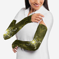 New Zealand Matariki Hiwaiterangi Arm Sleeves Maori Moko Yellow Galaxy